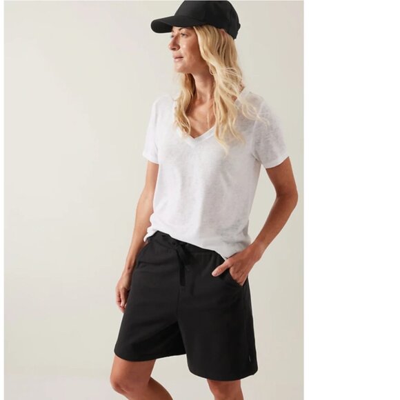 Athleta | Breezy Scoop V Tee In Bright White - Picture 13 of 13